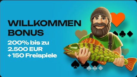 Startangebot: 200 % Bonus bis zu 1000 € + 150 Freispiele für neue Mitglieder